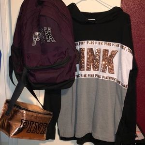 !!VICTORIAS SECRET PINK!! -hood -lunchbox -bag